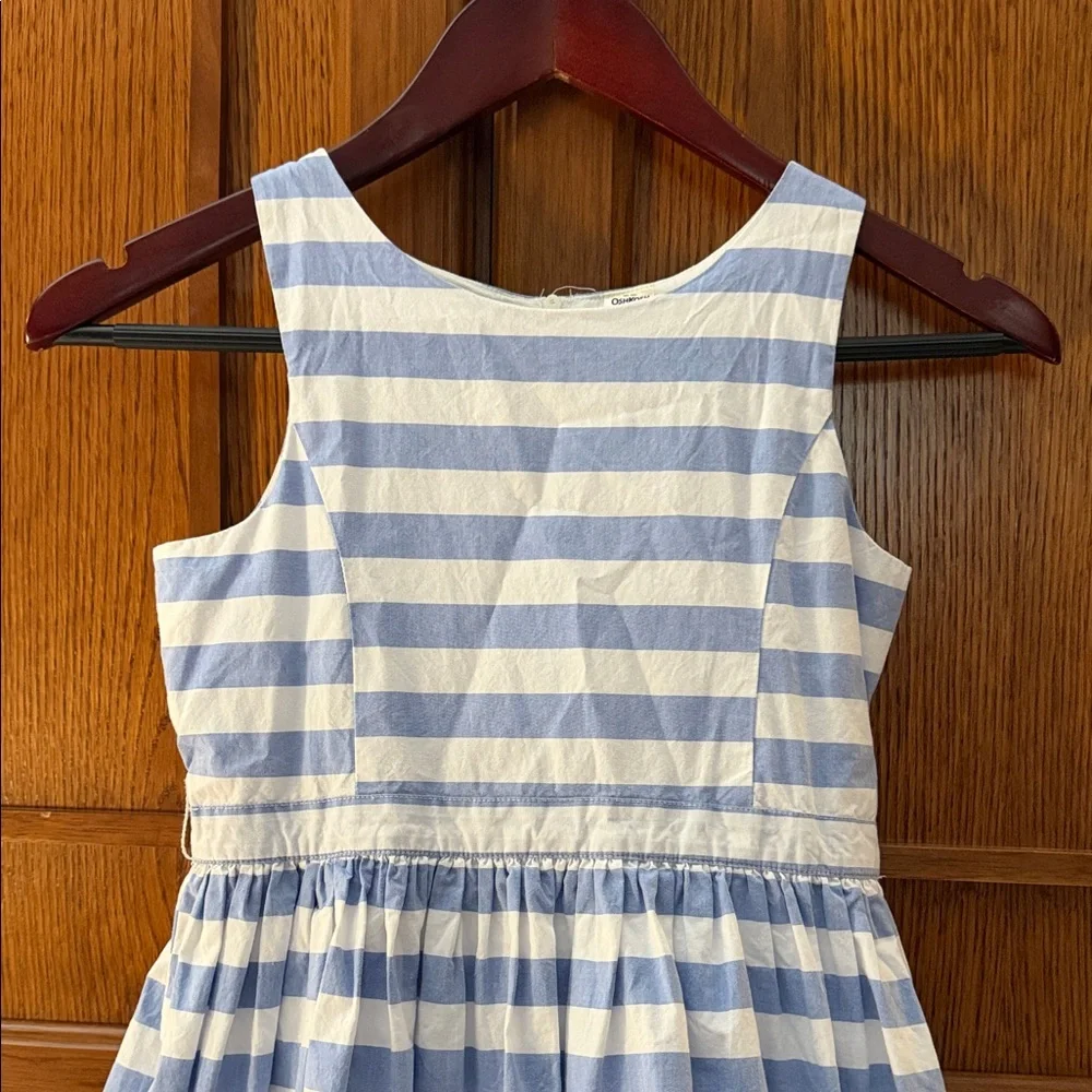 OshKosh B'gosh A-line Fit & Flare Striped Dress Crinoline Layer Spring Summer